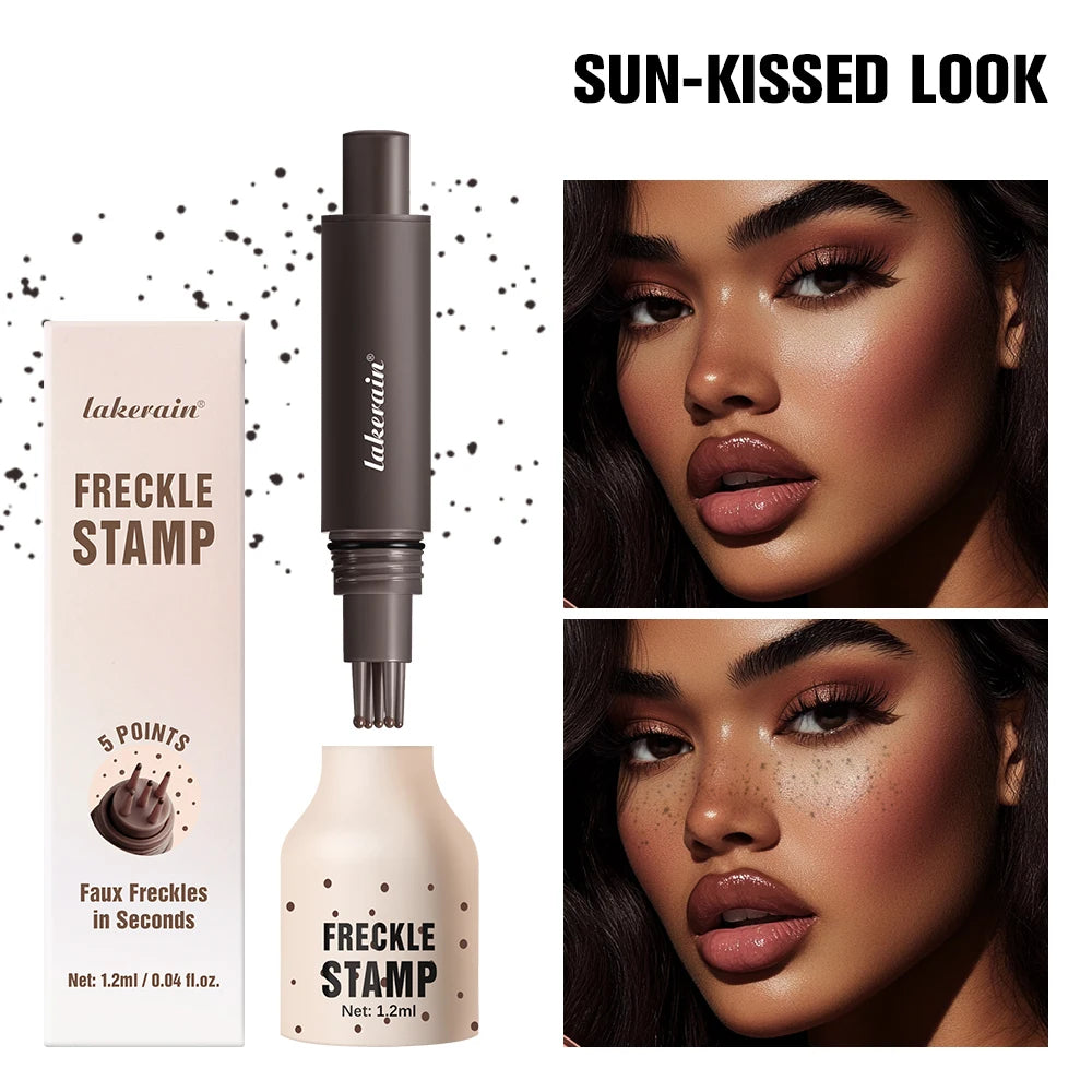 Liquid Air Cushion Freckle Stamp Pen Five-point Head Freckle Natural Simulation Fake Dot Spot Pen Waterproof Lasting Makeup Peaceful Pleasures Health and Wellness