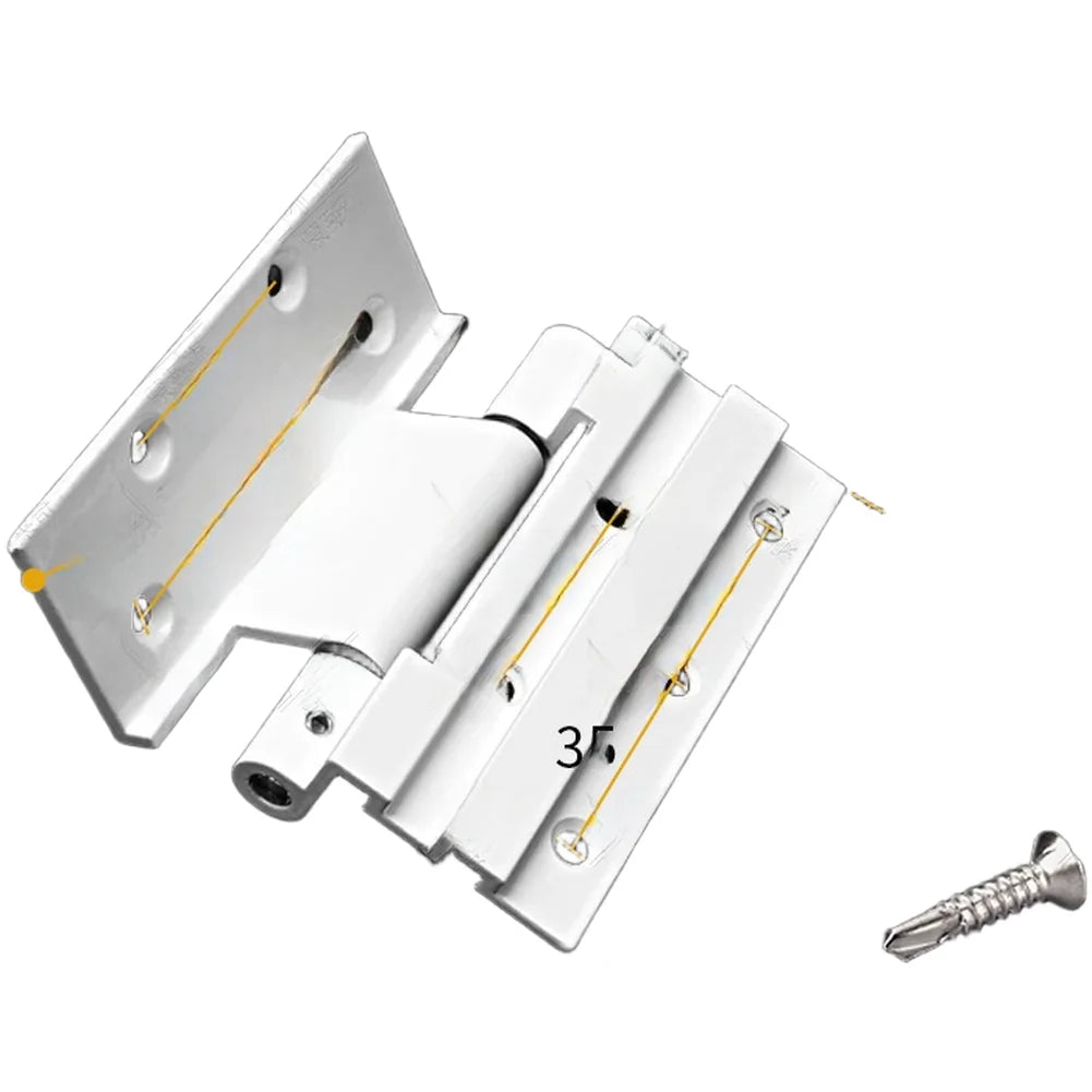 Aluminum Alloy 50 Hinge Casement Designed Outswing Operation 180