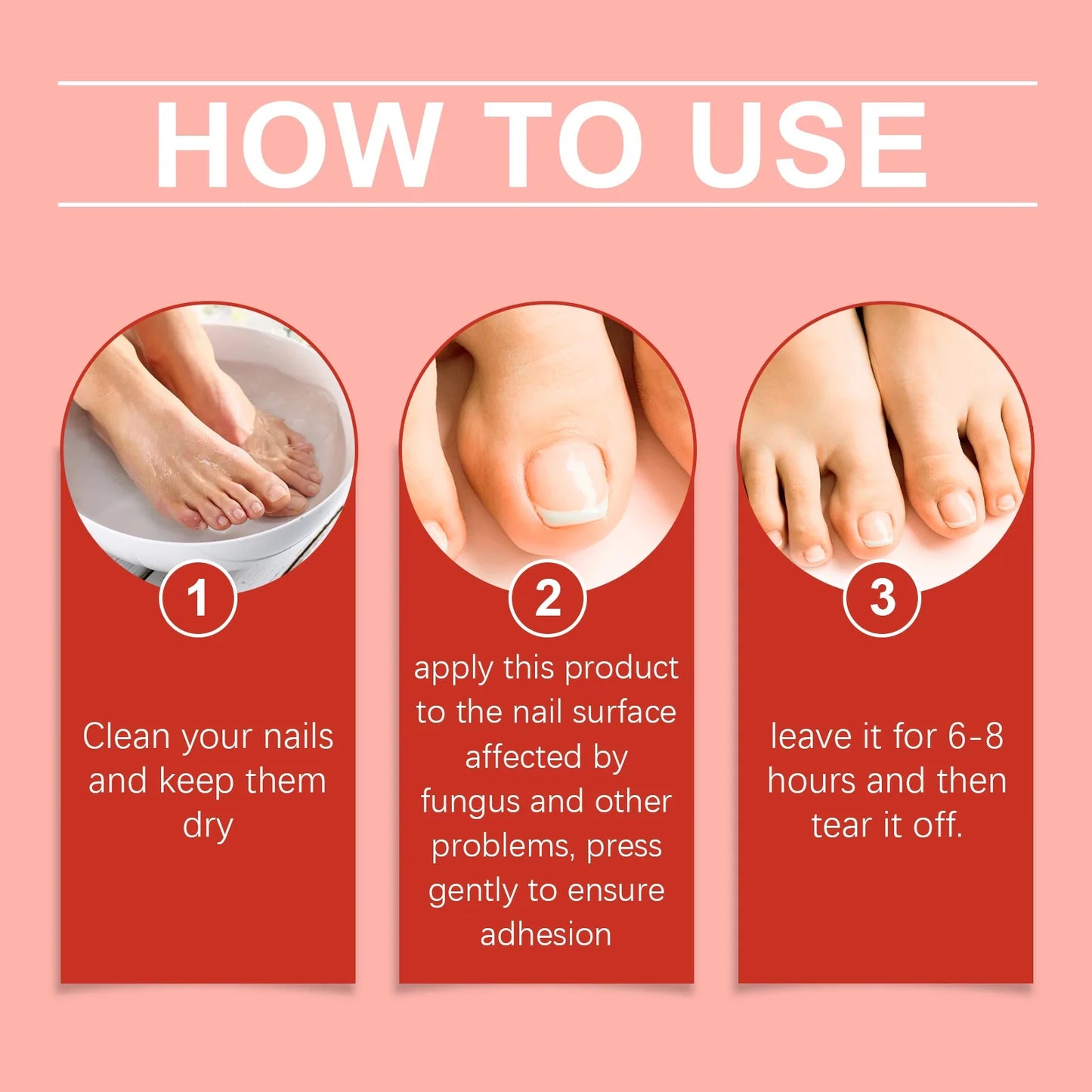21pc Fungal Nail Repair Patches – Ingrown & Damaged Nail Care