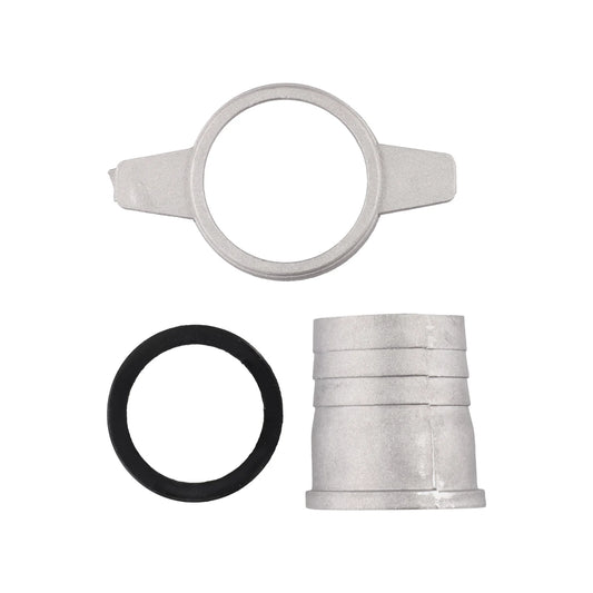 Water Pump Aluminum Pipe Connector Rubber Gasket Connecting Fitting Peaceful Pleasures Health and Wellness 2 inch