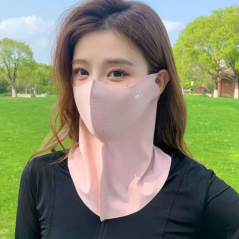 Summer Ice Silk Sunscreen Mask Peaceful Pleasures Health and Wellness