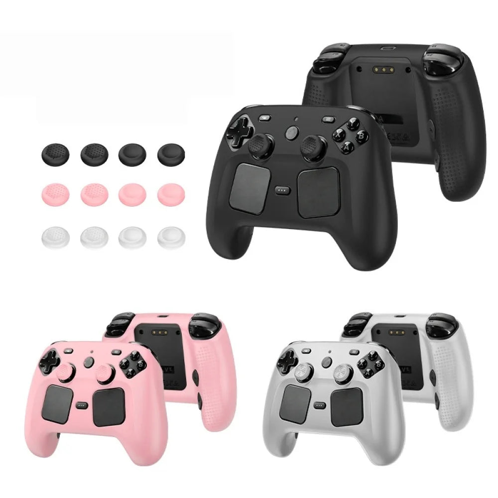 Protective Case For Steam Controller 2 Solid-Color Dustproof Shock-Resistant Case Non-Slip Design Enhance Your Gaming Experience Peaceful Pleasures Health and Wellness