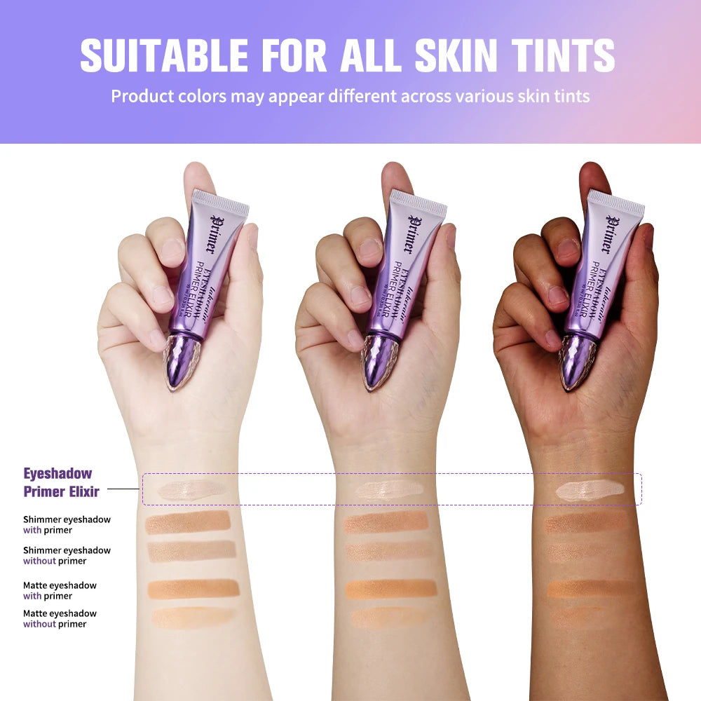 Waterproof Eyeshadow Primer Potion Nude Eyelid Base Primer for Smooth Eye Makeup Waterproof & Long-Lasting Translucent Peaceful Pleasures Health and Wellness