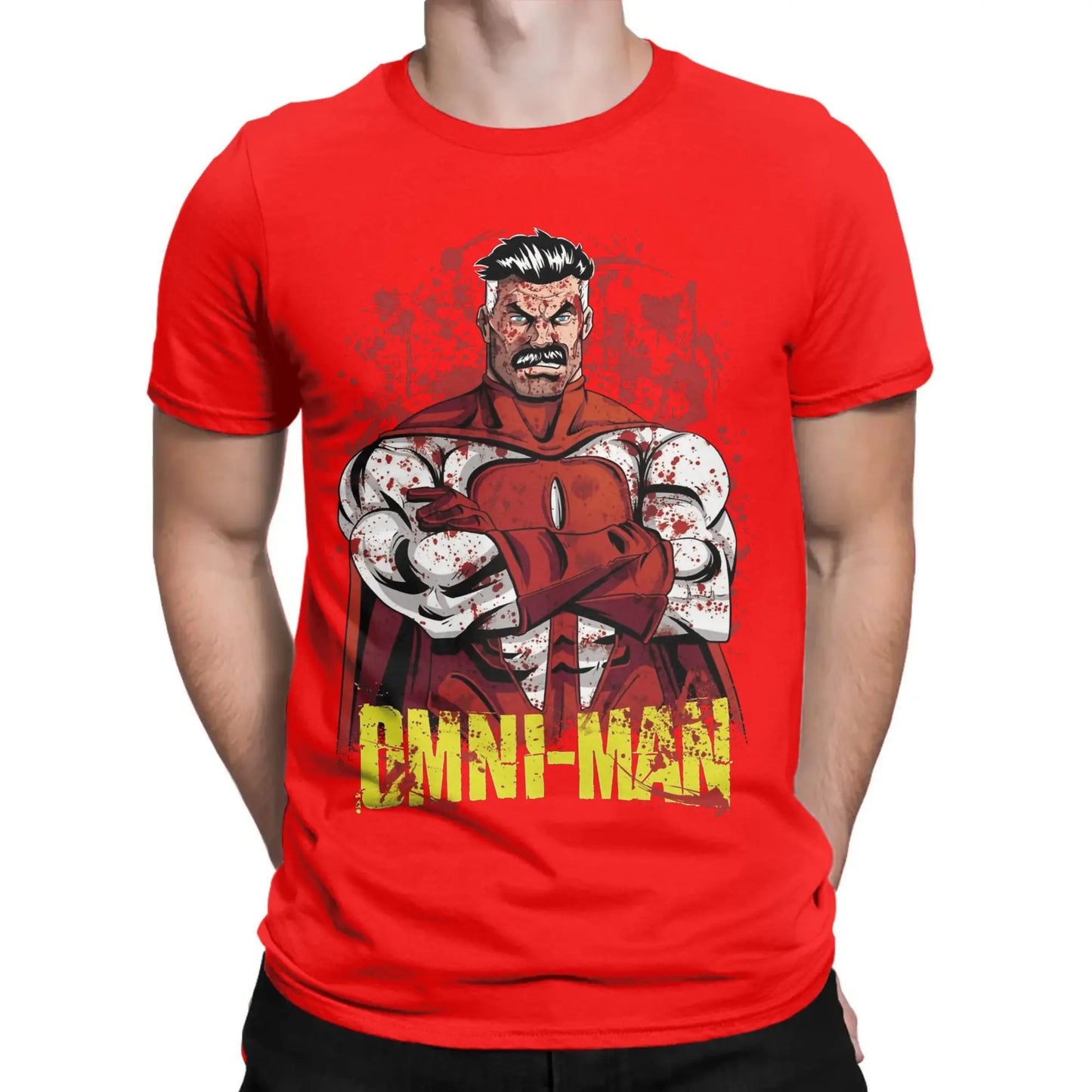 Oversized T-Shirt Summer Invincible Hip Hop T Shirts Omni Ma 100% Cotton Tshirt for Man Y2K Funny Design Short Sleeve Clothes Peaceful Pleasures Health and Wellness