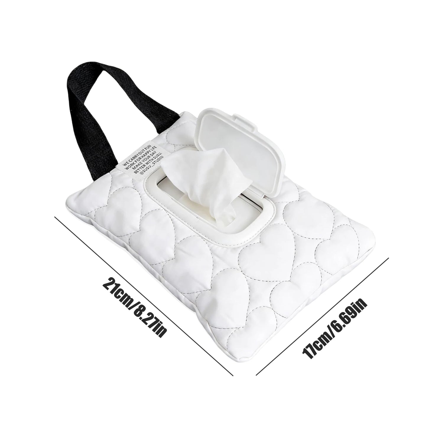 Car Tissue Box Holder Waterproof Hanging Baby Wipe Pouch for Stroller Headrest Portable Travel Paper Organizer Bag Accessory Peaceful Pleasures Health and Wellness