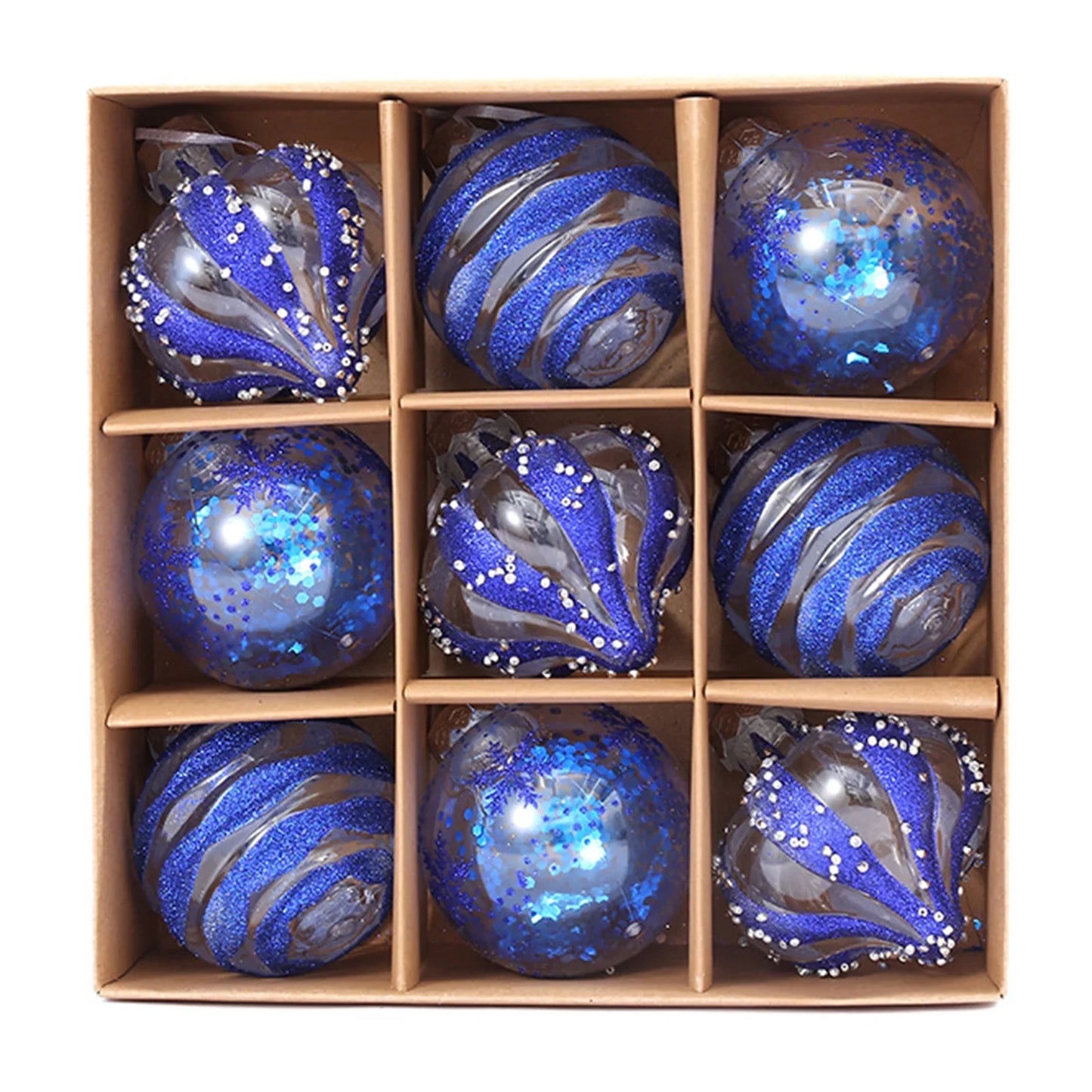 Christmas Ball Ornaments Set | Xmas Tree Hanging Pendants