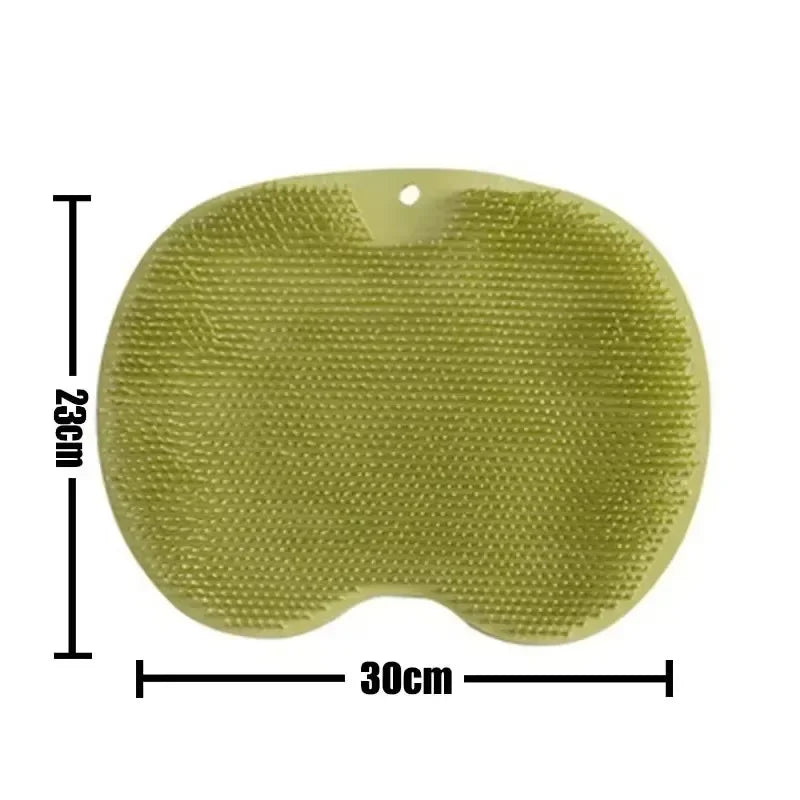 Silicone Foot Scrubber Bath Mat with Suction Cups | Body Brush