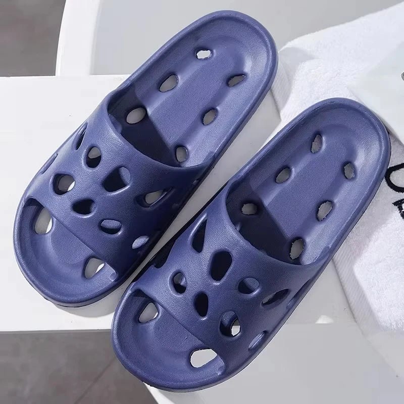 Women's Non-Slip Shower Slides | EVA Quick-Dry Bath Slippers