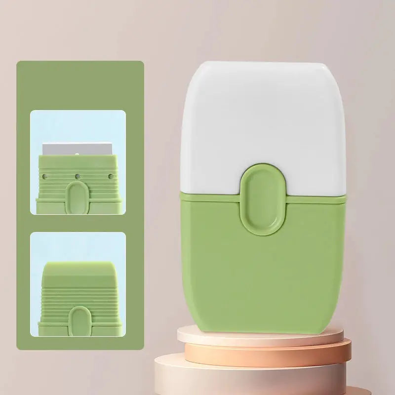 Professional Nail Art Stamping Scraper Tool Peaceful Pleasures Health and Wellness Green