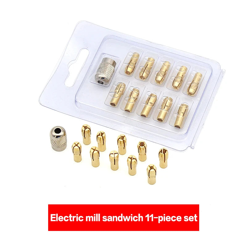 1Set M8 M7 Nuts Drill Chucks Adapter Mini Drill Chucks For Chuck Adapter Micro Collet Brass Power Rotary Tool Peaceful Pleasures Health and Wellness