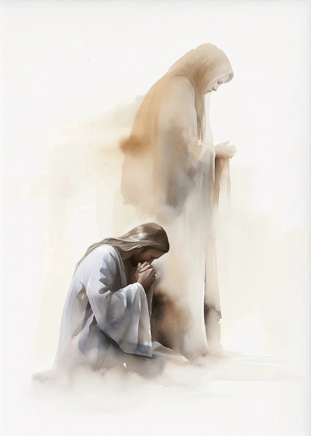 Jesus Walking on Water Canvas Wall Art | Biblical Home Decor
