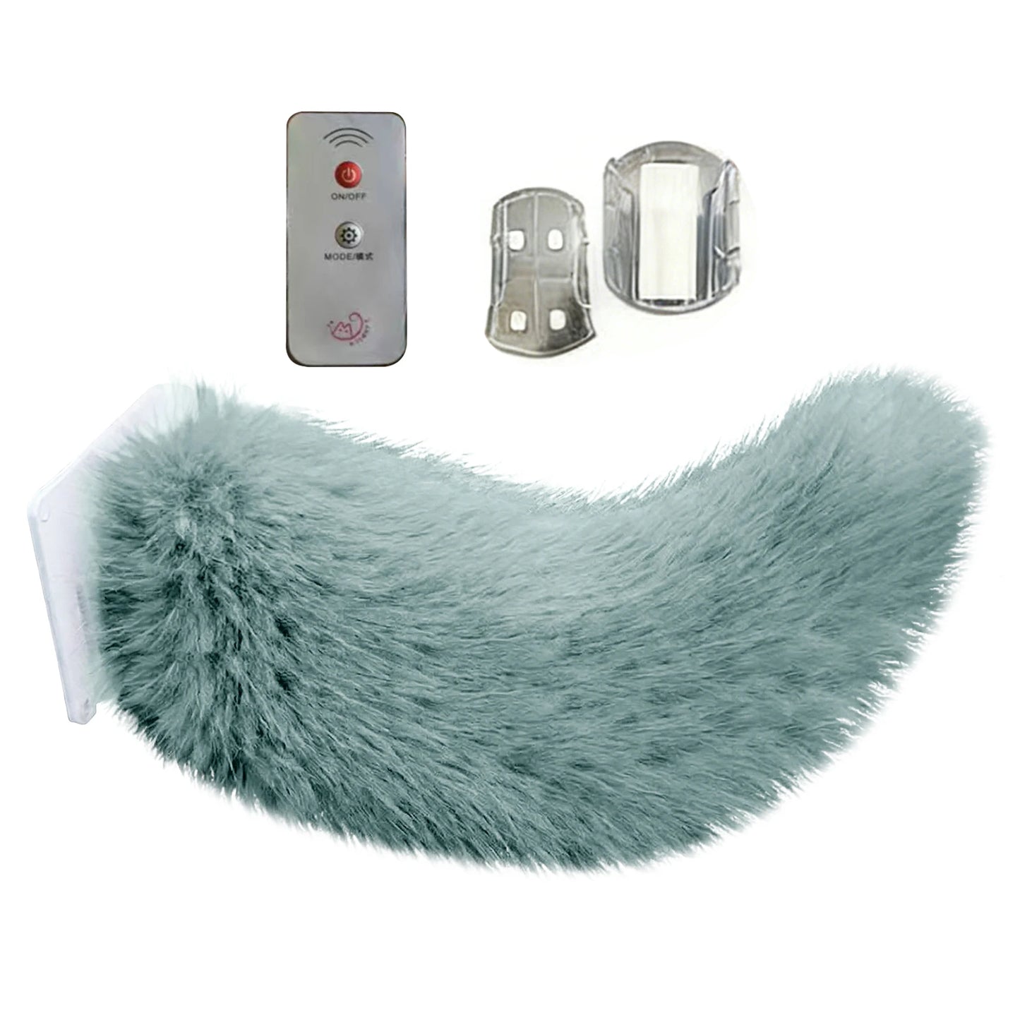 Electric Fluffy Tail Car Decoration Sound Remote Control Dynamic