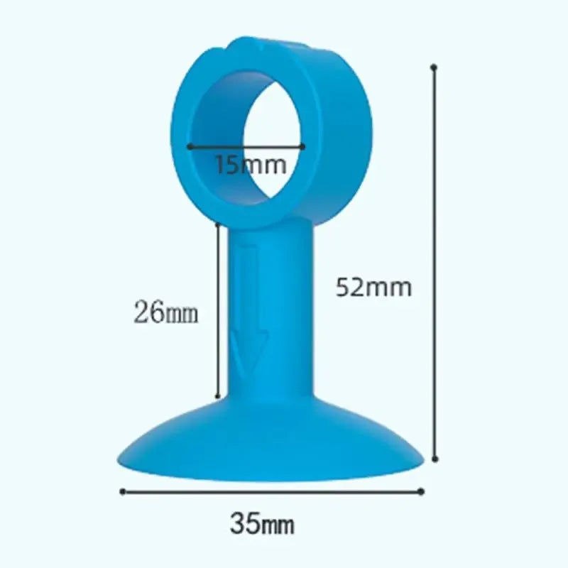 Silicone Suction Cup Door Stoppers & Wall Protectors Silicone Door Stopper Peaceful Pleasures Health and Wellness