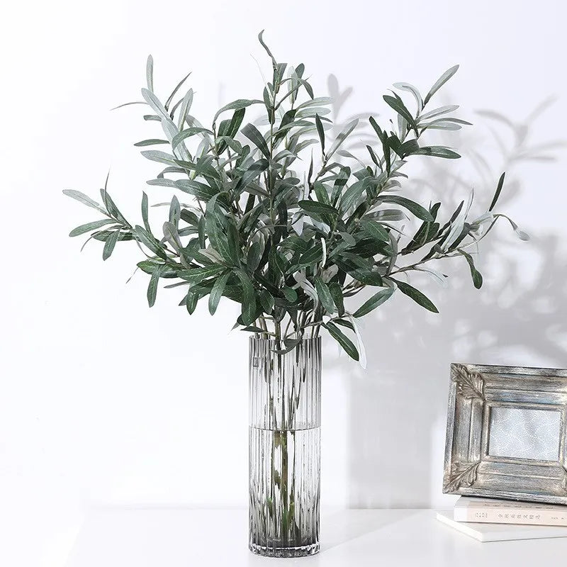 Artificial Olive Branch Fake Plant | Wedding & Home Decor Artificial Plant Branch Peaceful Pleasures Health and Wellness