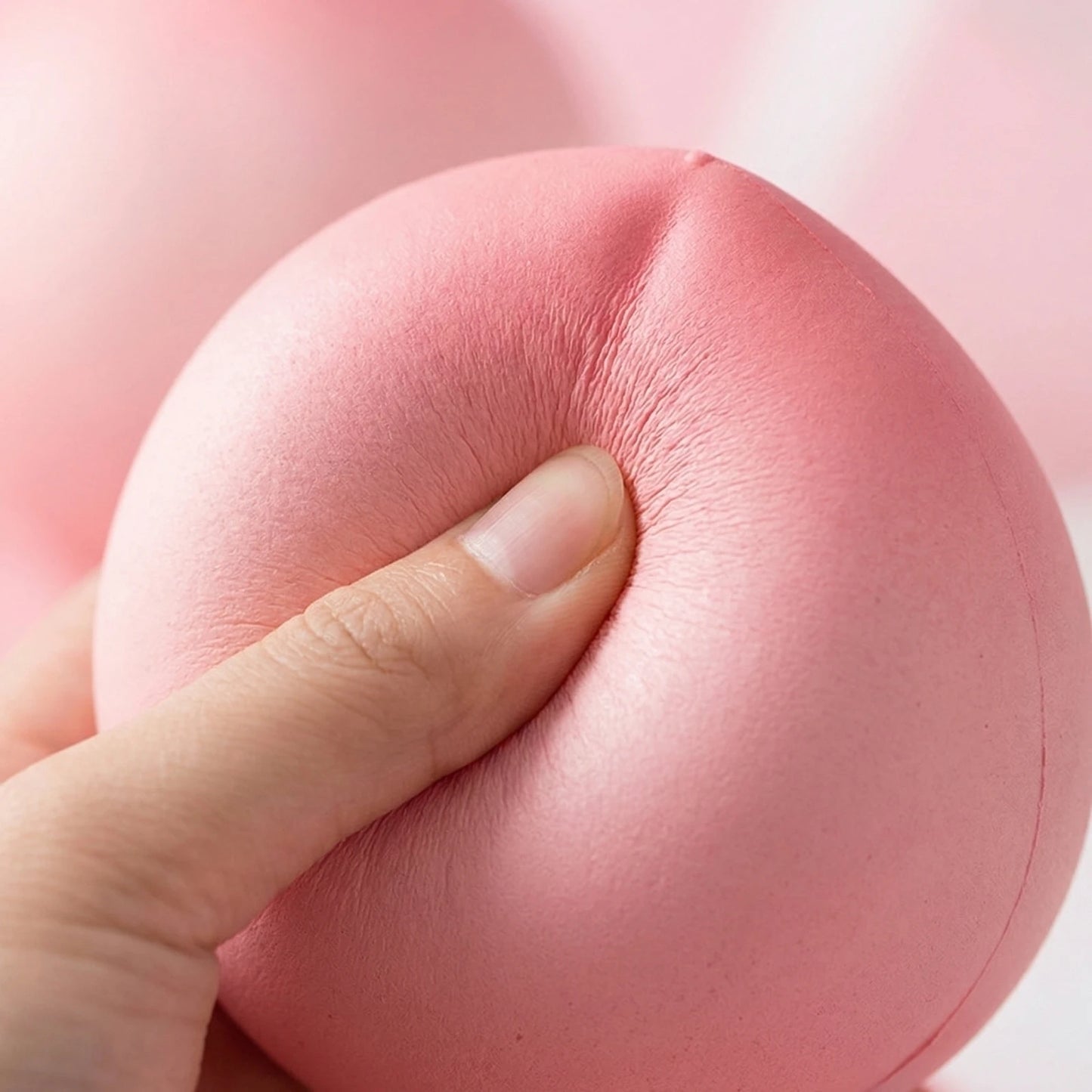 Peach Slow-Rise Squeeze Toy – Sensory Fidget Gift for Adults Slow Rise Squeeze Toy Peaceful Pleasures Health and Wellness