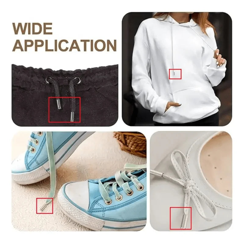 Metal Rope Buckle Waistband Accessories Hoodies Pants Drawstring