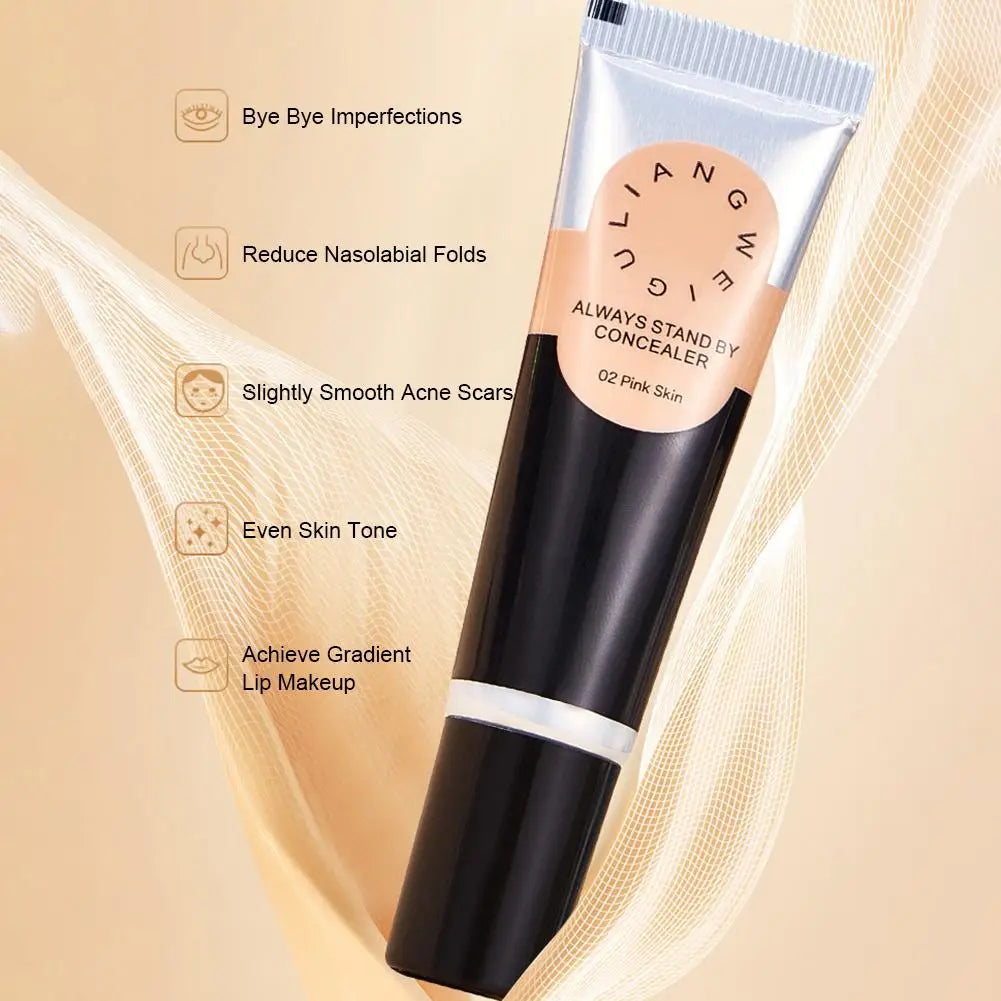 Multi-Purpose Concealer Cream Concealment Spots Dark Circles Acne Scars Tear Troughs Long-lasting Sweatproof Foundation Makeup Peaceful Pleasures Health and Wellness