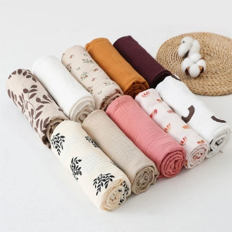 Soft Unisex Newborn Baby Receiving Blanket Swaddle Wrap – 2 Pack