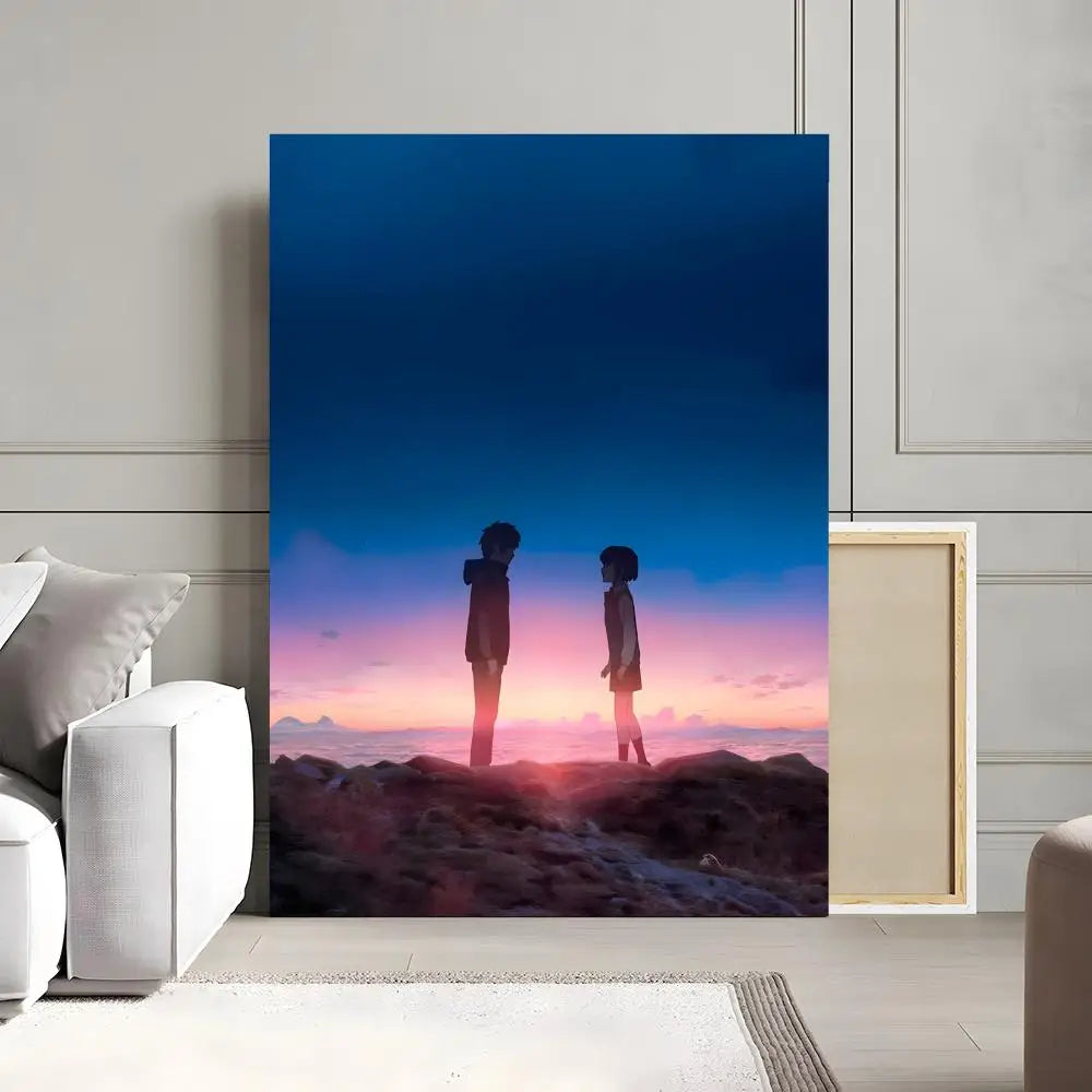 Your Name Anime Canvas Poster | Waterproof Wall Art Decor Anime Canvas Poster Peaceful Pleasures Health and Wellness