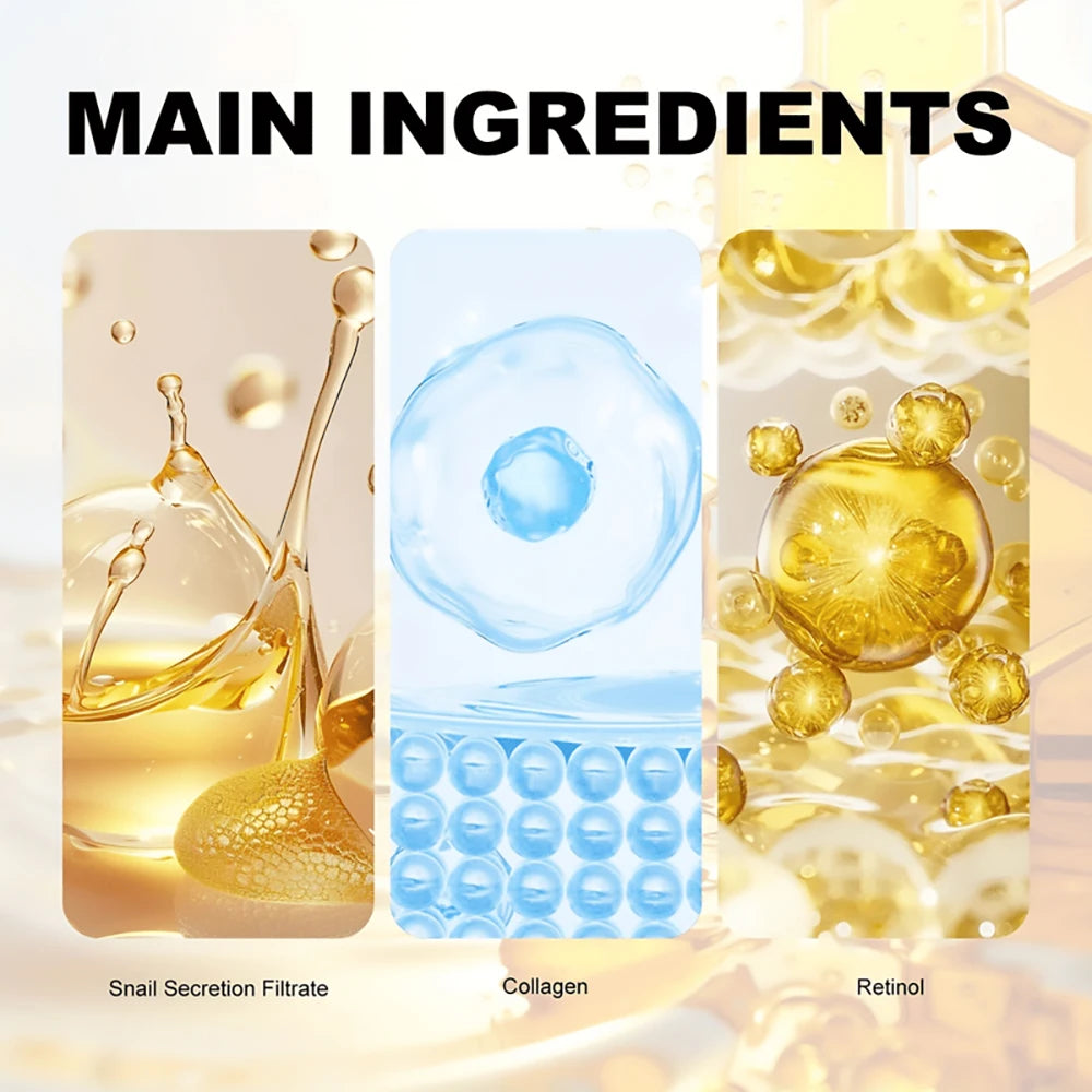 SUYARUN Collagen Boost Cream Snail Secretion & Retinol Anti-Aging Brightening Moisturizing Revitalizing Skin Care. Peaceful Pleasures Health and Wellness