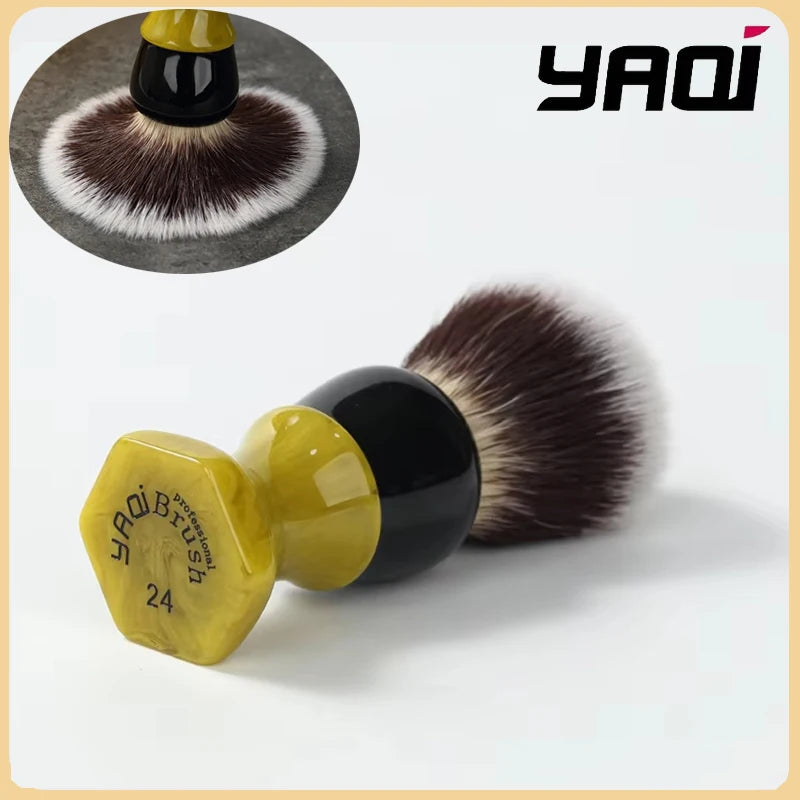YAQI New Ever-hopeful Cat's Whisker Synthetic Hair For Mens Wet Shaving Brush Retro Fashion Beard Care And Facial Shaving Tool Peaceful Pleasures Health and Wellness