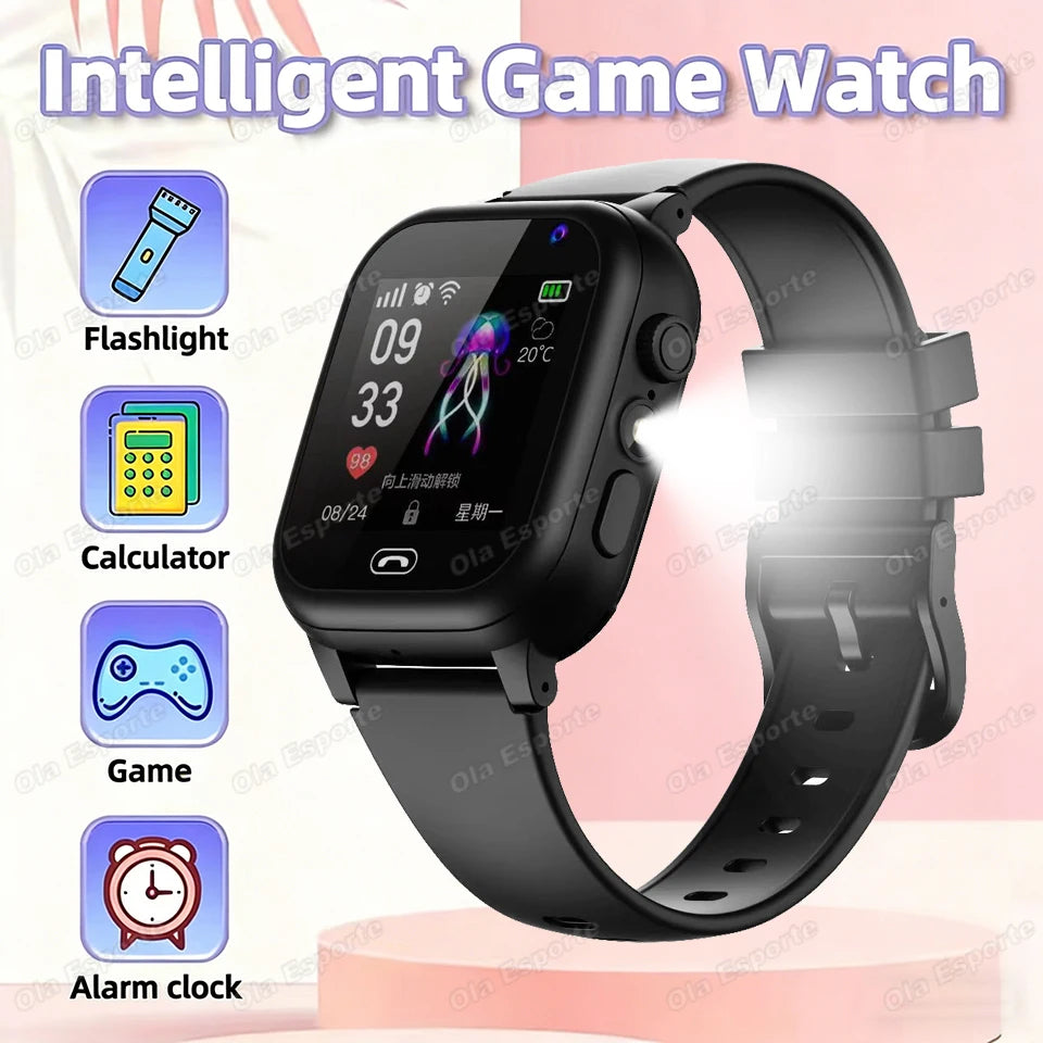 Kids GPS Smart Watch – SIM Card, Video Call, SOS & Camera