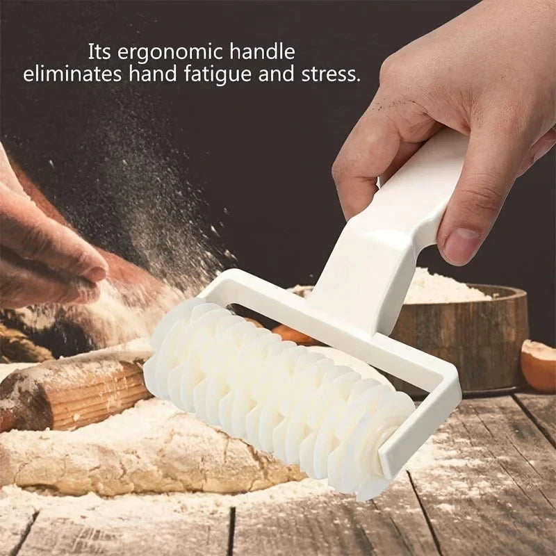 Lattice Roller Docker & Dough Cutter | Pastry Baking Tool
