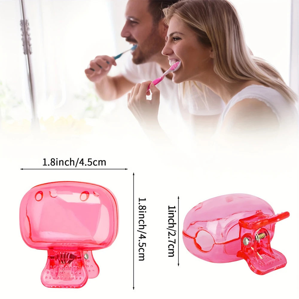 1PCS toothbrush storage clip travel essential toothbrush protective cover portable toothbrush case Peaceful Pleasures Health and Wellness