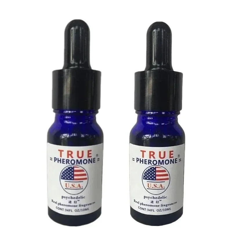 Long-Lasting Pheromone Oil For Dating And Flirting - Essential Body Oil For Business And Social Events Ideal for Date Nights Peaceful Pleasures Health and Wellness 2x10ml 10ml