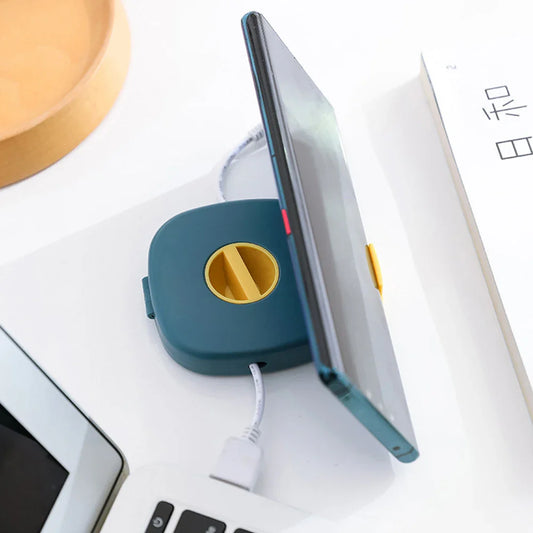 Mini Rotating Cable Winder Box | Portable Cord Organizer Cable Organizer Oasis Select