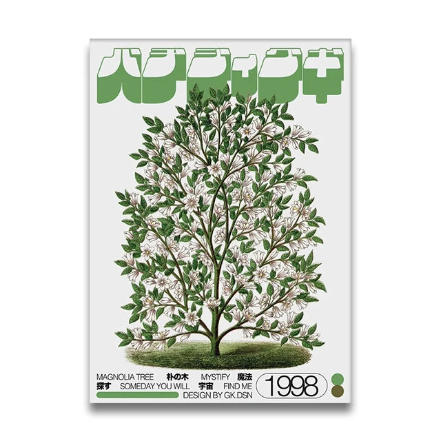 Okinawa Sakura Cherry Blossom Canvas Wall Art Print | Unframed