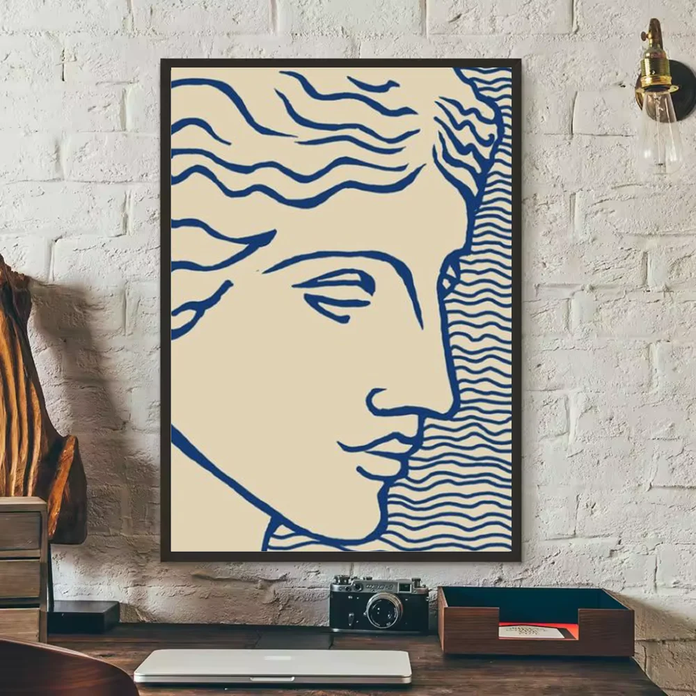 abstract matisse flower human body Poster HD art sticky wall waterproof home living room bedroom bar aesthetic decoration Peaceful Pleasures Health and Wellness