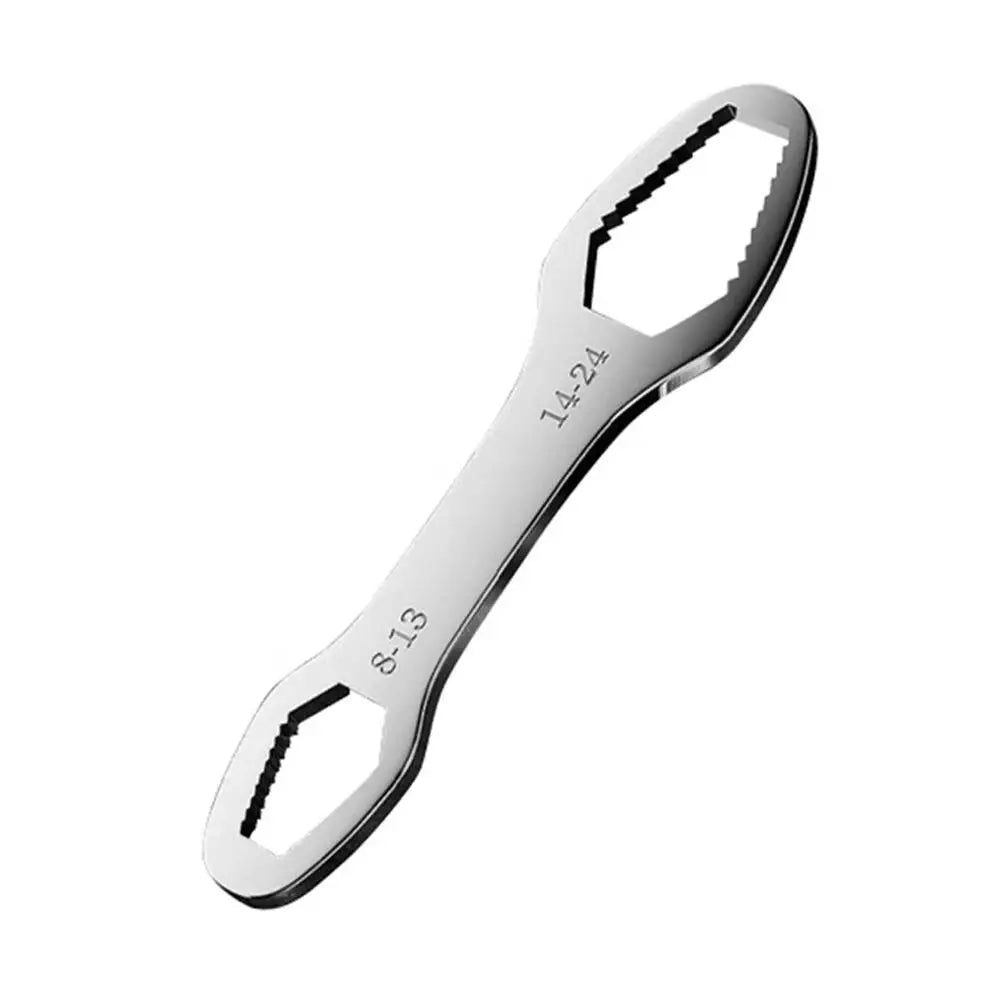 Double-Head Self-Tightening Universal Wrench 8-24mm Spanner