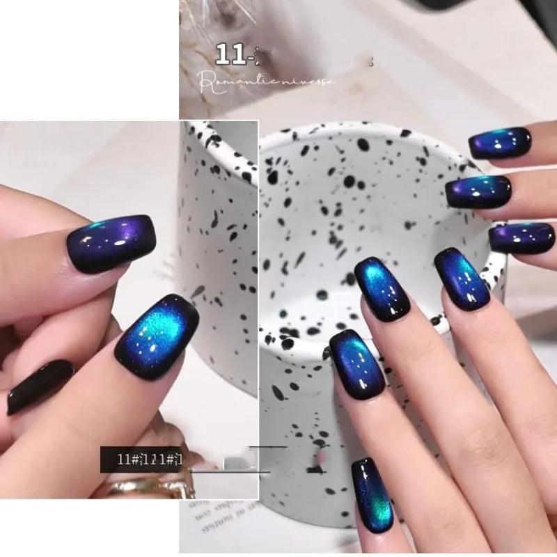 Magnetic Cat Eye Gel Nail Polish | Rainbow Double Light 15ml