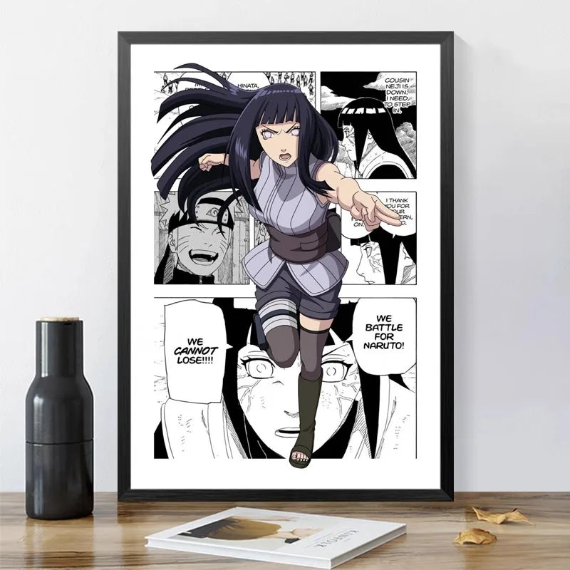 New Anime Naruto Hanging Painting Naruto Sasuke Poster Hanging Painting Children's Room Bedroom Dormitory Mural Wall Painting Peaceful Pleasures Health and Wellness