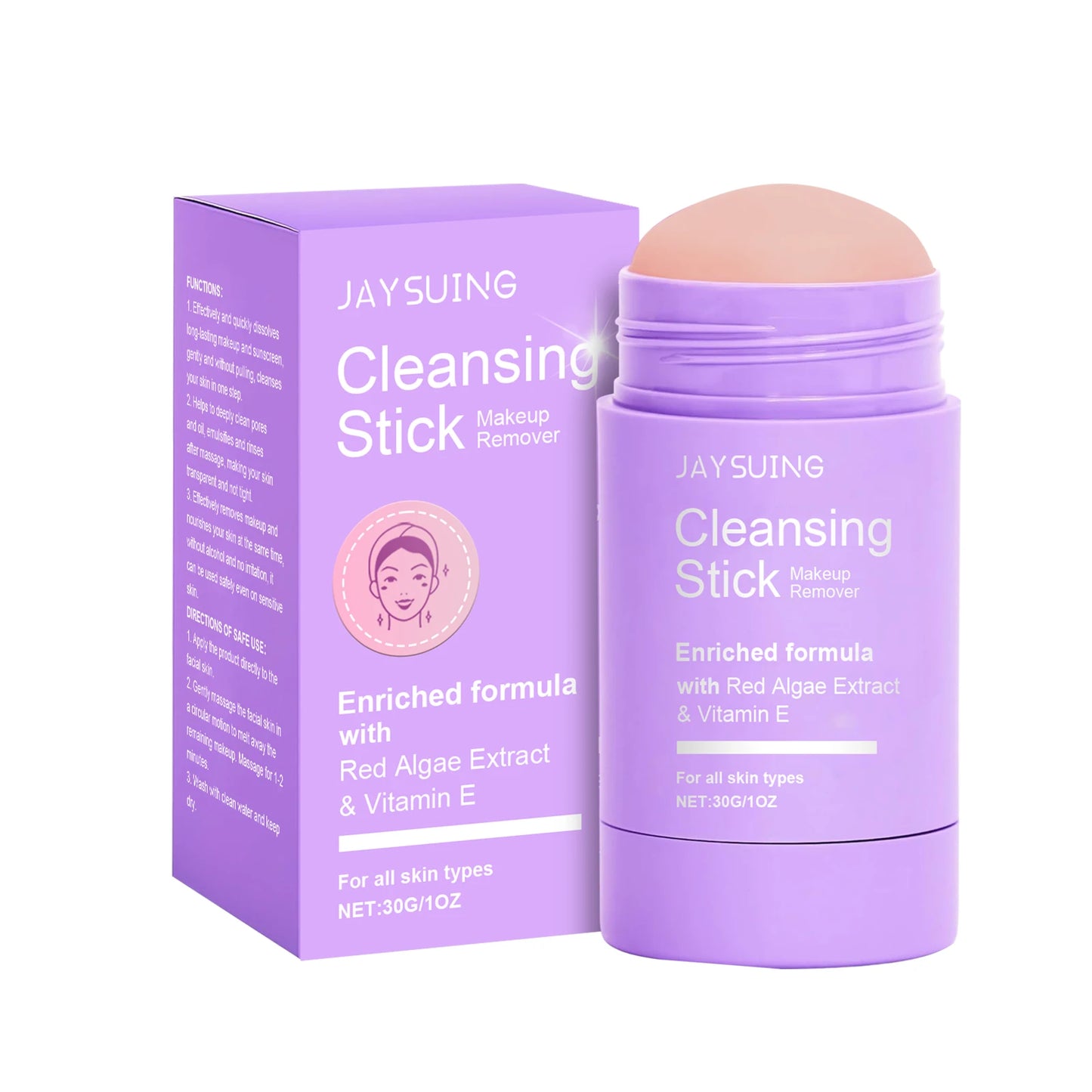 Vitamin E Makeup Remover Stick for Deep Cleansing Peaceful Pleasures Health and Wellness 30g 30g