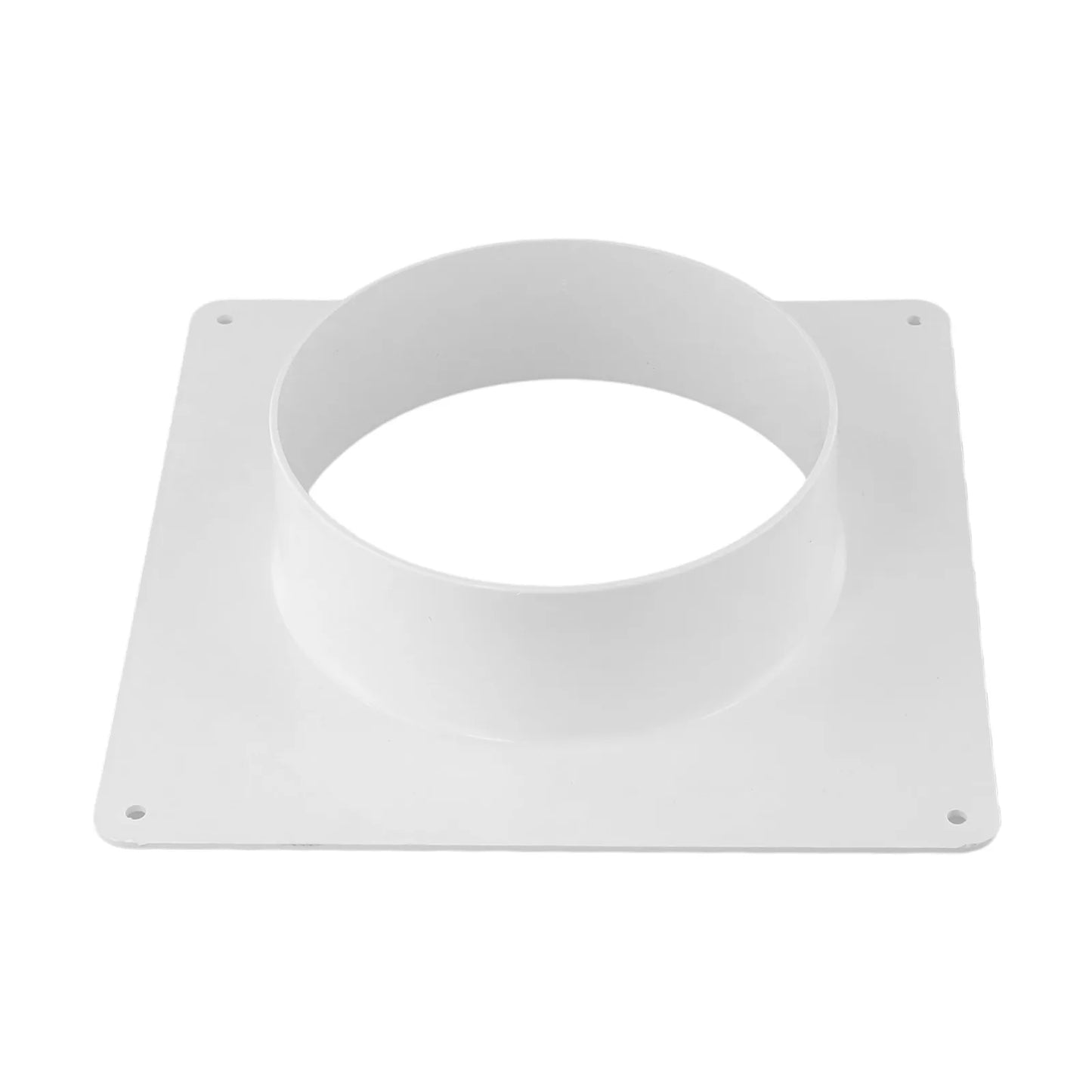 Exhaust Pipe Straight 100- ABS Air Duct Connectors Flange Ventilation