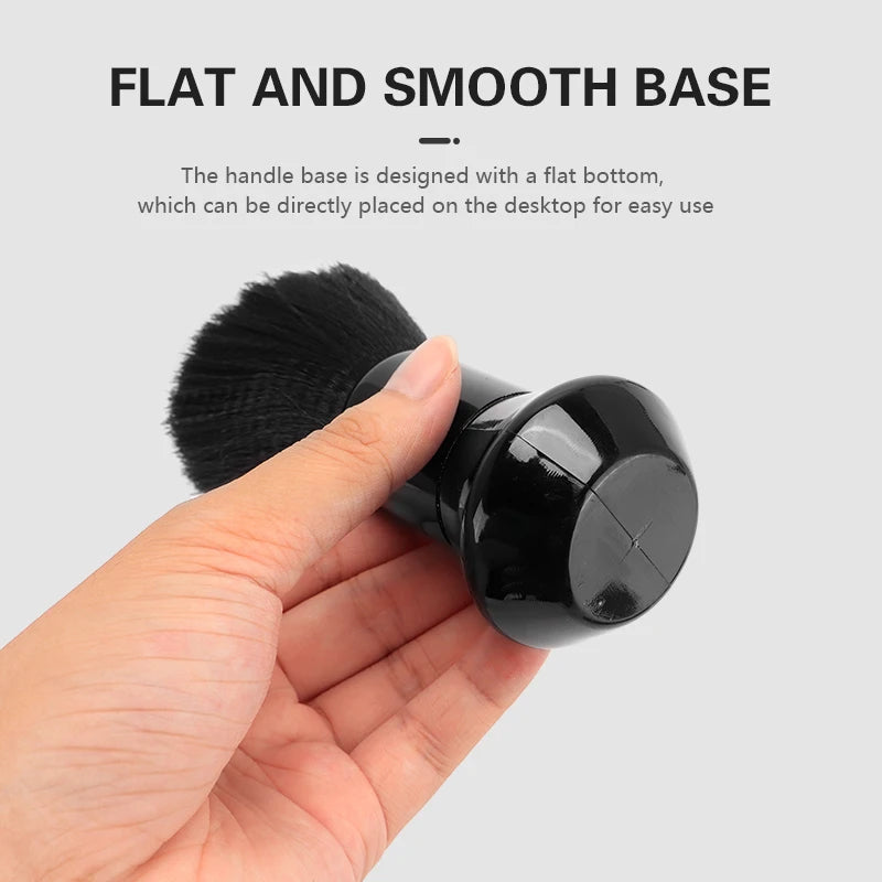 Soft Barber Neck Duster Hair Cleaning Dusting Brush Barber Supplies to Remove Hair from Neckline and Ears After Haircut Peaceful Pleasures Health and Wellness