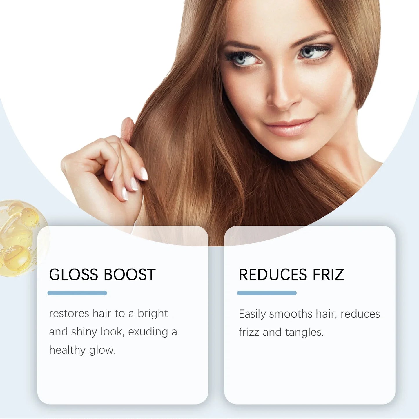 HOEGOA Leave-In Conditioner for Curly & Frizzy Hair | No Rinse