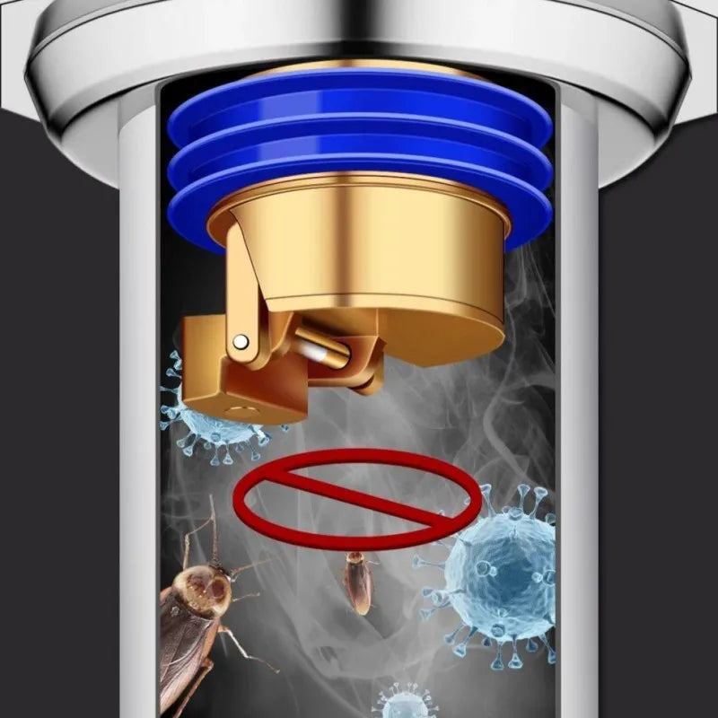 All-Copper Floor Drain Core – Anti-Odor & Insect-Proof