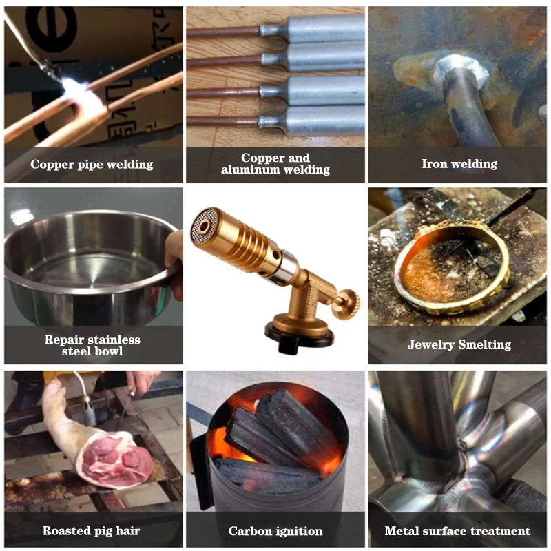 Portable Butane Welding Torch – Copper Brazing Blowtorch | SLADE Peaceful Pleasures Health and Wellness