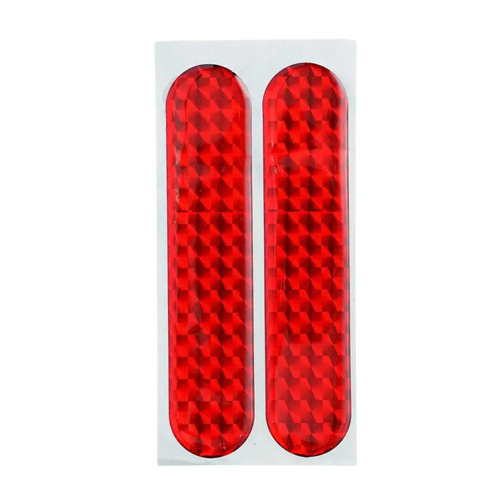 Red Car Reflective Sticker for Safety Alert Warning Peaceful Pleasures Health and Wellness 1pair