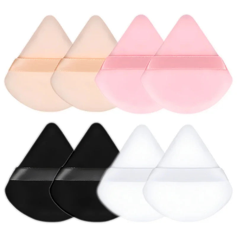 Velvet Triangle Makeup Puff | Soft Sponge Foundation Blender