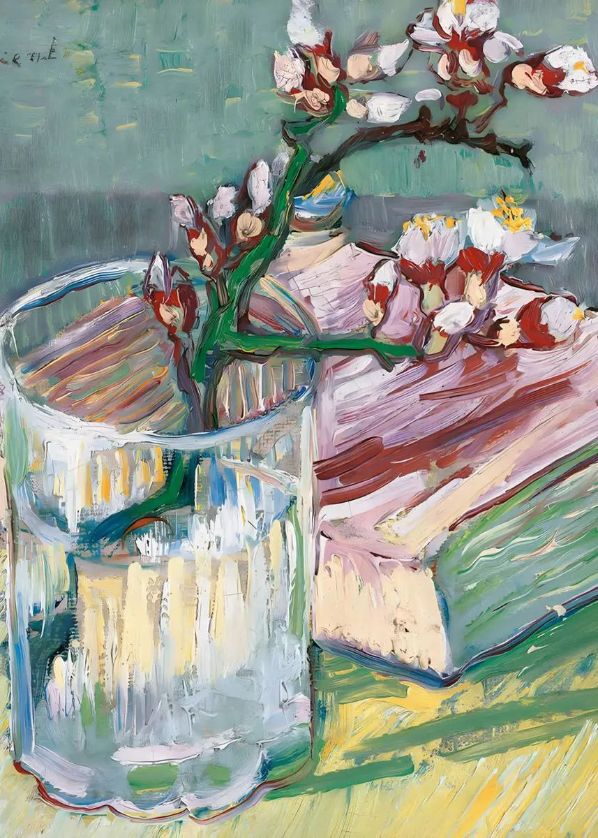 Van Gogh Sunflowers Canvas Print | Unframed Wall Art Poster Canvas Wall Art Print Peaceful Pleasures Health and Wellness 18 40x60cm Unframed