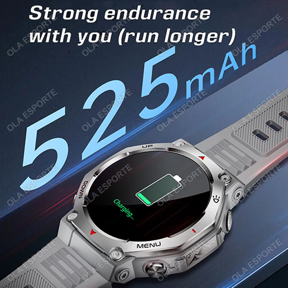 Professional 50 Meters Swimming SmartWatch BT Call Amoled Screen Flashlight Ai Voice Assistant Women Smart Watch Men15 Day Usage Peaceful Pleasures Health and Wellness
