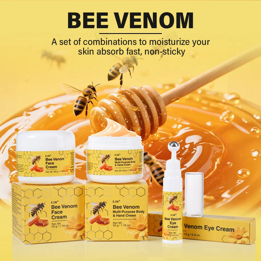 Bee Venom Facial Lifting Cream & Eye Cream Set – Firms Skin