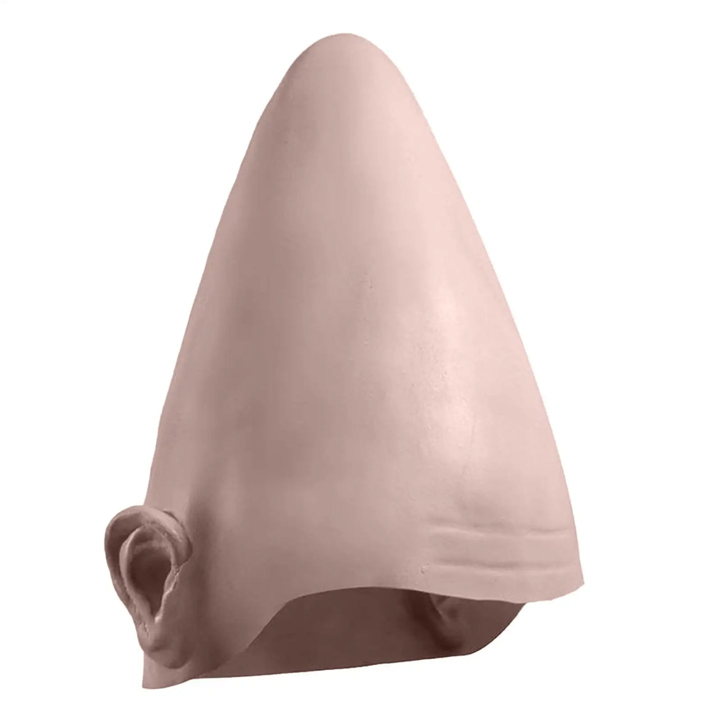 Alien Cone Bald Head Latex Cosplay Helmet | Halloween Prop Costume Headgear Peaceful Pleasures Health and Wellness