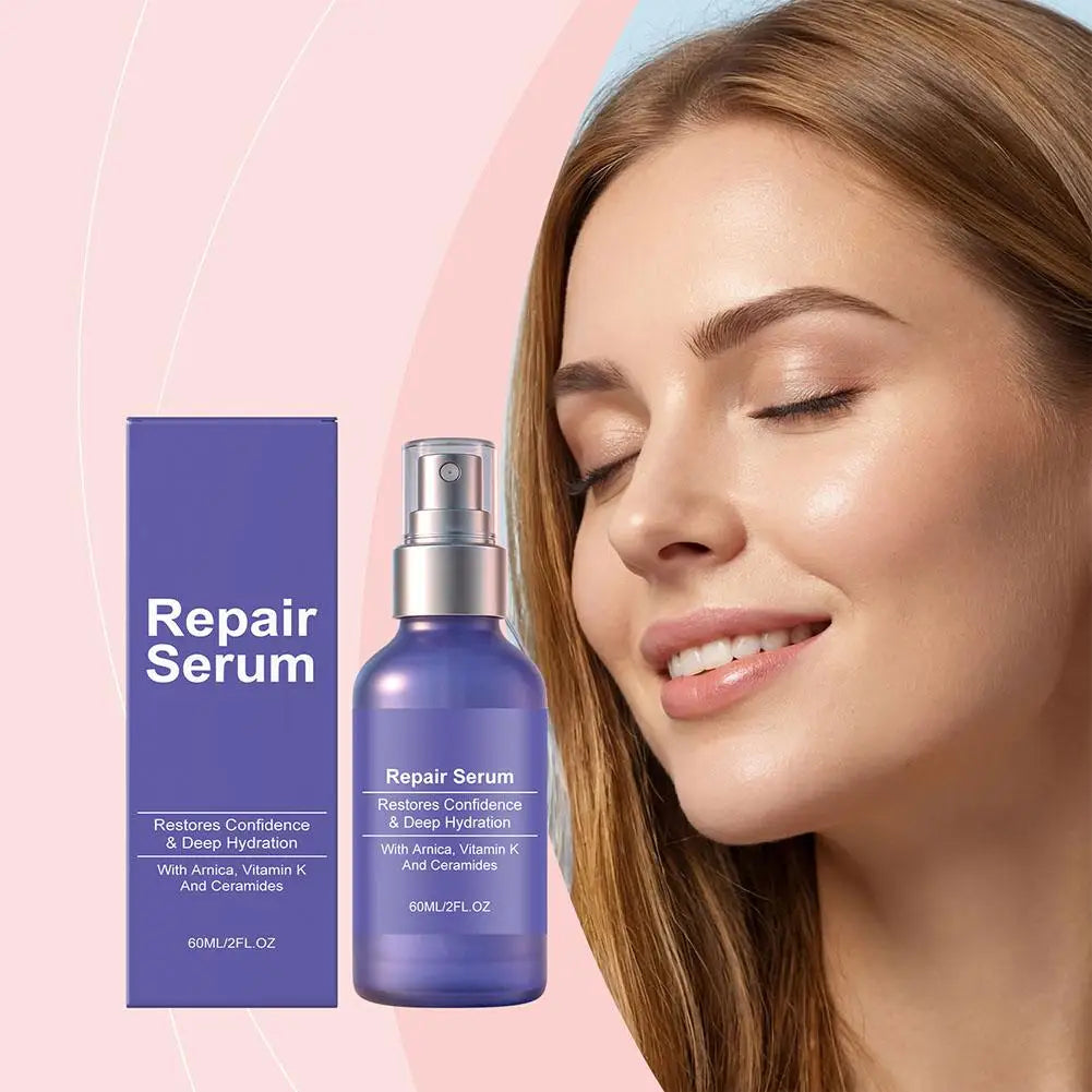 Ceramides Facial Repair Serum Deeply Moisturizing Skin Barrier Repair Lightens Dark Spots Brightens Dull Skin Hydrating Essence Peaceful Pleasures Health and Wellness