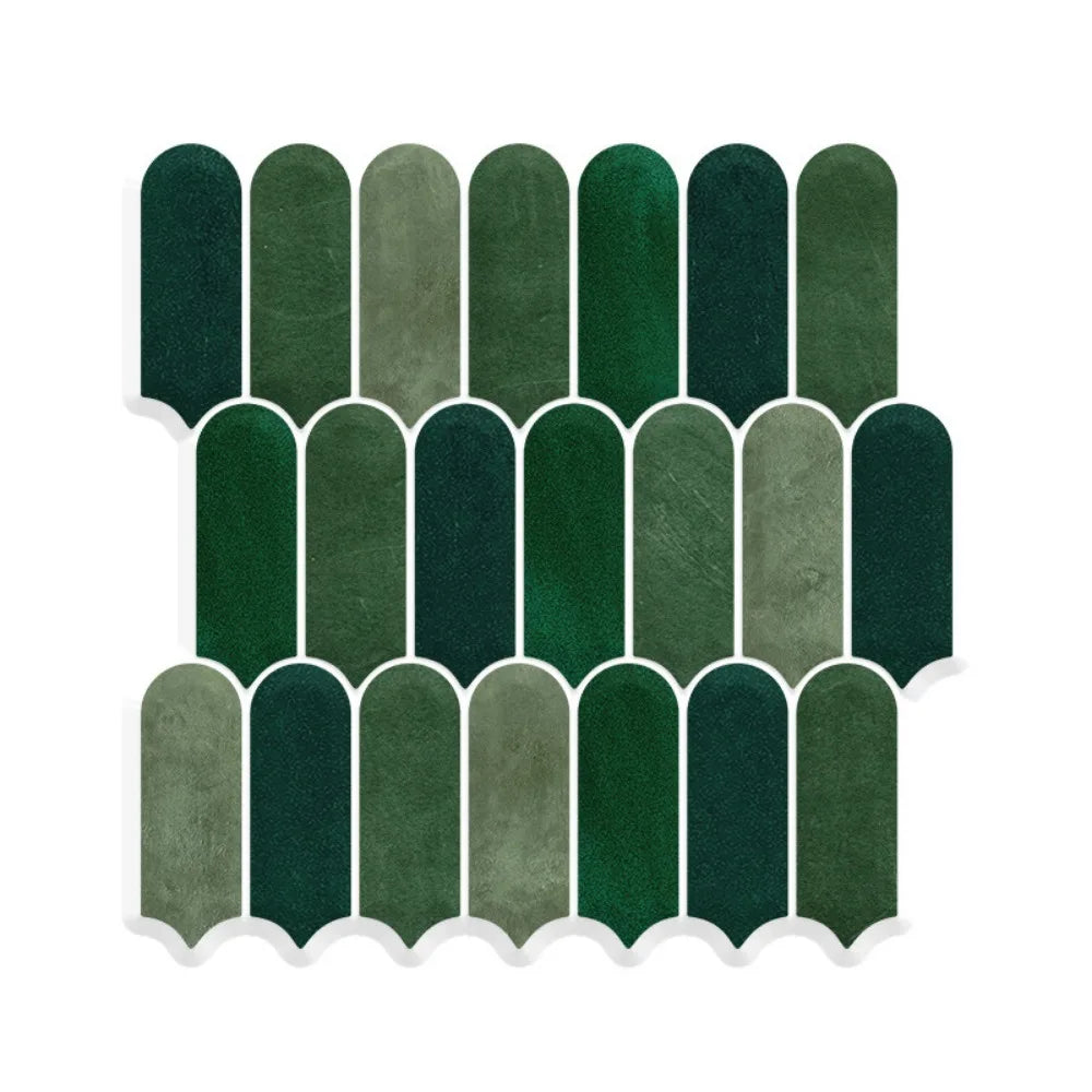 3D Fish Scale Peel & Stick Wall Tiles | Waterproof PVC Sticker