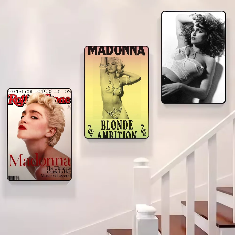 Madonna Bad Girl Retro Print Poster HD art sticky wall waterproof home living room bedroom bar aesthetic decoration Peaceful Pleasures Health and Wellness